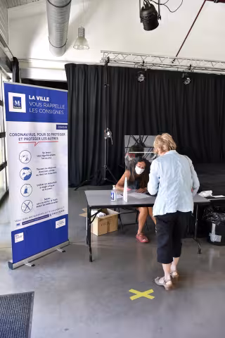 Distribution de masques par la Ville de Montpellier - Plus de 400 000 masques déjà distribués