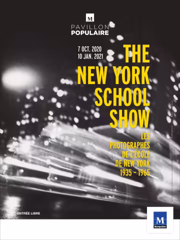 "THE NEW YORK SCHOOL SHOW. Les photographes de l'Ecole de New York, 1935-1965" à voir au Pavillon Populaire dès aujourd'hui et jusqu'au 10 janvier 2021