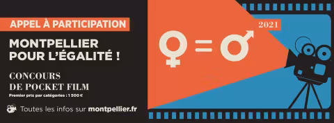 La Ville de Montpellier lance un appel à participation pour le concours de Pocket Film "Montpellier pour l’égalité !"