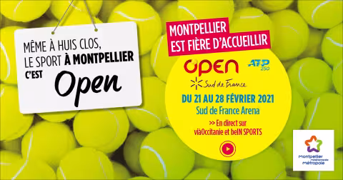 Communiqué de Presse - Open Sud de France - du 21 au 28 février 2021