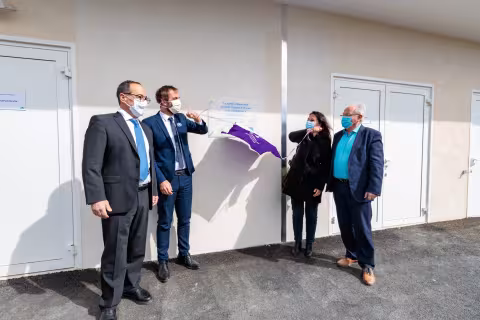 Visite inaugurale de la nouvelle station d'épuration de Saint-Georges d'Orques