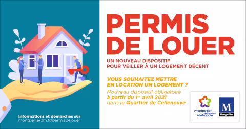 Mise en place du dispositif "permis de louer", à partir du 1er avril 2021 dans le quartier de Celleneuve