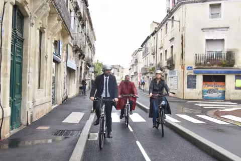 La Métropole de Montpellier ouvre aux usagers la piste cyclable rue du Faubourg Figuerolles et poursuit ses actions en faveur du vélo