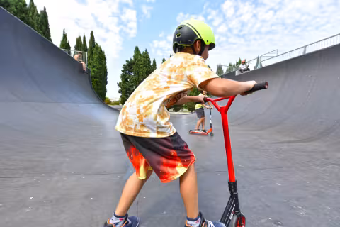 skatepark de Grammont, un site transitoire assure la continuité de la pratique amateur et grand public pendant les travaux