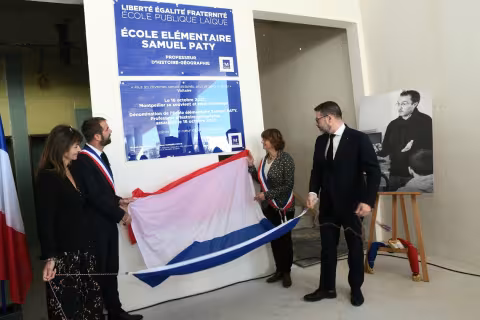 L'école élémentaire Samuel Paty officiellement dénommée à Montpellier