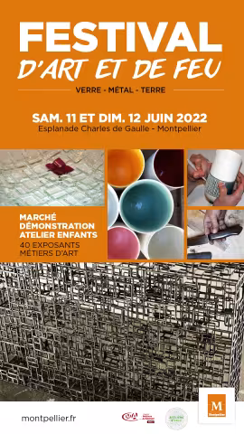 La Ville de Montpellier organise le Festival d'Art et de Feu sur l'Esplanade Charles de Gaulle, Samedi 11 et dimanche 12 juin 2022