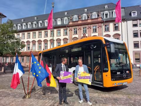 Déplacement à Heidelberg d'une délégation métropolitaine emmenée par Michaël DELAFOSSE, l'occasion d'évoquer développement économique, mobilité et éducation