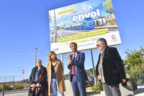 Extension de la ligne 1 de tramway : lancement des travaux
