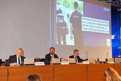 SÉCURITE : Présentation Des chiffres relatifs à la sécurité enregistrés entre 2019 et 2022 sur le territoire de Montpellier
