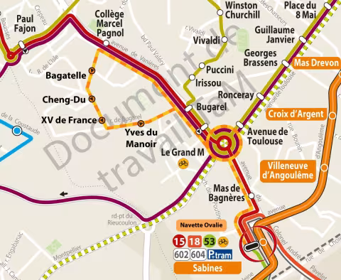 Mise en service d'une nouvelle desserte de proximité sur le réseau TaM : la "Navette Ovalie", à compter du 6 mars 2023