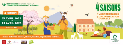 Après le succès de sa première édition, les Quatre Saisons de l'Agroécologie et de l'Alimentation durable reviennent pour une édition de printemps du 15 au 22 avril 2023