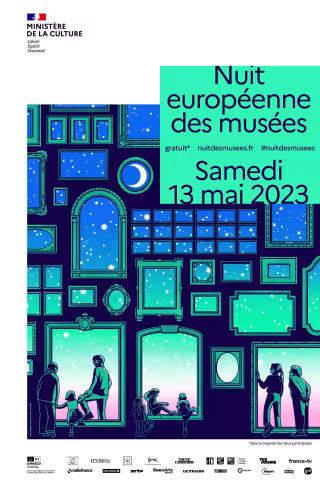 programmation exceptionnelle samedi 13 mai 2023 à l'occasion de la Nuit Européenne des Musées