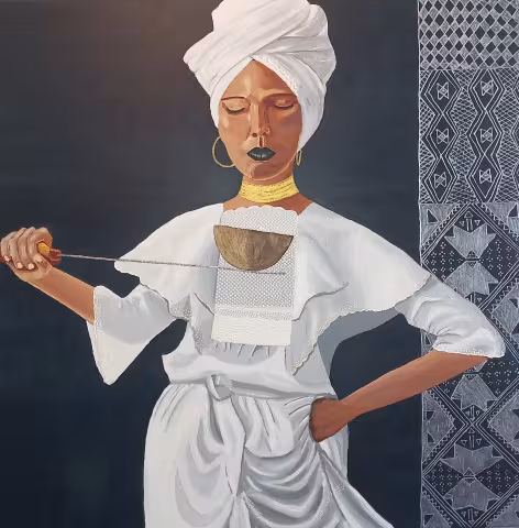 exposition "Liens tissés" de Sena Locco à la galerie Saint Ravy du 30 septembre au 22 octobre 2023.