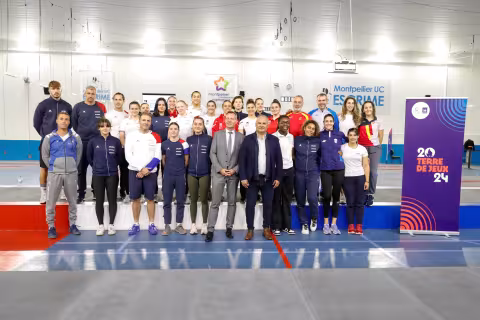 L'équipe de France féminine de sabre, en stage à Montpellier jusqu'au 20 octobre