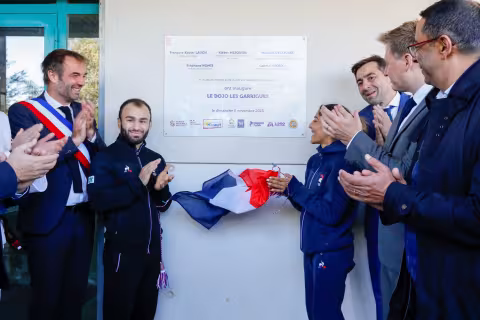 Un dojo solidaire inauguré au coeur de la salle multisports des Garrigues, quartier Hauts de Massane