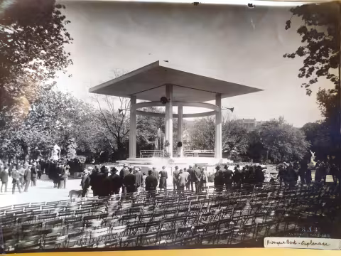 Esplanade : Premiers travaux préparatoires à la restauration du Kiosque Bosc depuis ce 8 janvier 2024