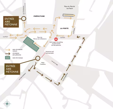 Démarrage du chantier de la Place des Martyrs de la Résistance