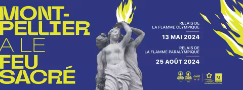 NOTE AUX REDACTIONS : agenda du Maire-Président à l'occasion du relais de la flamme olympique aujourd'hui à Millau, Sète et Montpellier
