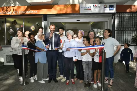 LA VILLE DE MONTPELLIER INAUGURE LES LOCAUX ASSOCIATIFS GRAND MAIL DANS LE QUARTIER MOSSON