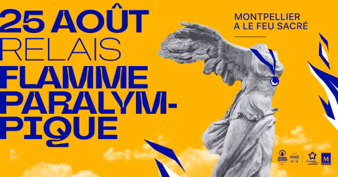 J-5 Relais de la flamme paralympique : toute l'information pour célébrer cet événement sportif à Montpellier le dimanche 25 août
