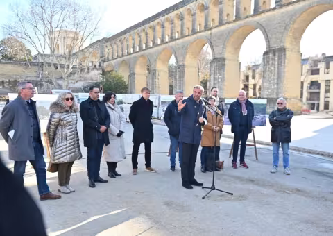 FP : Plantation des arbres de la place Max Rouquette, un espace public transformé au coeur des Arceaux