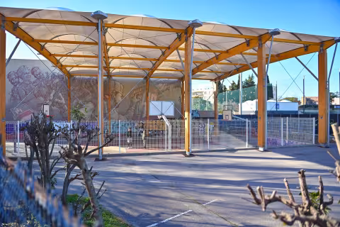 BASKETBALL : la Ville de Montpellier poursuit le vaste plan de rénovation de ses terrains extérieurs et inaugure ce jour de nouveaux équipements