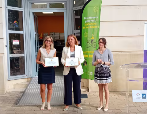 La Ville et la Métropole de Montpellier ont obtenu la labellisation « employeur pro-vélo », niveau Or