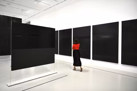 L'exposition Soulages s'est clôturée dimanche 4 janvier au musée Fabre. Crédit photo : Cécile MARSON / Montpellier Ville Métropole