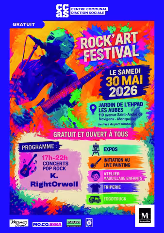 La deuxième édition du Rock'art Festival aura lieu ce samedi 30 mai dans le parc de l'EHPAD Les Aubes