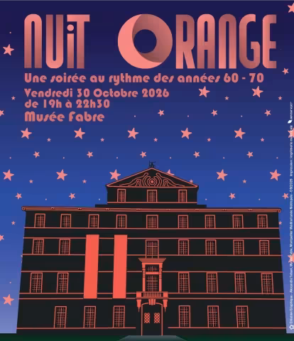 Nocturnes exceptionnelles les 30 et 31 octobre : une nuit orange pour fêter la fin de l'exposition Paulin [J-30]