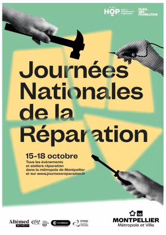 La Métropole de Montpellier accueille les Journées Nationales de la Réparation du 15 au 18 octobre 2026
